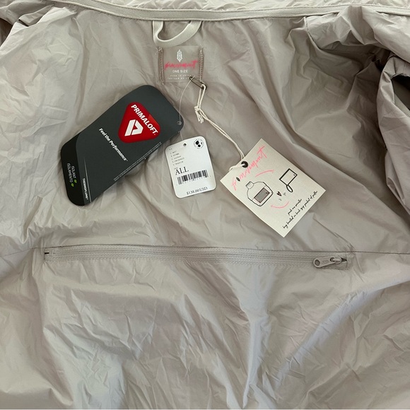 CHILL OUT PACKABLE PUFFER PONCHO SCARF BY FREE PEOPLE - Picture 6 of 8